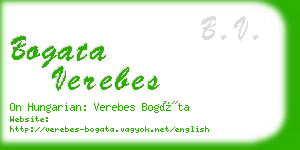 bogata verebes business card